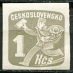Czechoslovakia 1945-47 Newspaper Stamps 1Kr.jpg