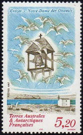 French Southern and Antarctic Territories (TAAF) 1997 Our Lady of Birds Church a.jpg