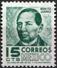 Mexico 1950 -1952 Definitives 15c.jpg