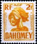 Dahomey 1941 Postage Due Stamps - Carved Mask i.jpg
