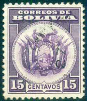 Bolivia 1933 Definitives - Coat of Arms 15c.jpg
