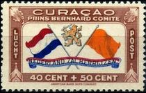 Curaçao 1941 Airmail - Prince Bernhard Fund 40c+50c.jpg