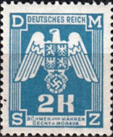 Bohemia and Moravia 1943 Official Stamps 2k.jpg