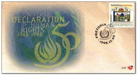 South Africa 1998 Human Rights fdc.jpg