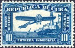 Cuba 1914 Express Stamp - Plane and Morro Castle a 10c.jpg