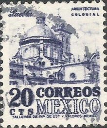 Mexico 1950 -1952 Definitives 20c.jpg