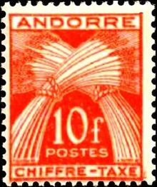 Andorra - French 1943 - Postage Due Stamps 10F.jpg