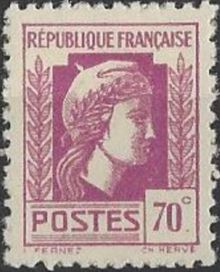 France 1944 Fourth Republic 70c.jpg