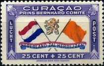 Curaçao 1941 Airmail - Prince Bernhard Fund 25c+25c.jpg