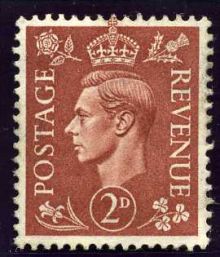 GB 1950 King George VI Definitives - Colour Change 2d.jpg