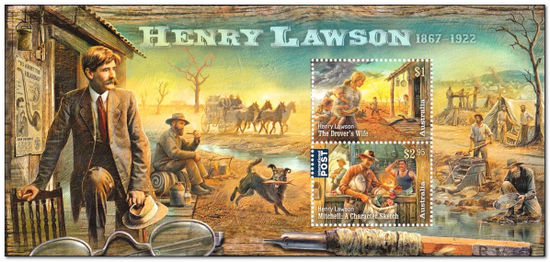 Australia 2017 Henry Lawson (1867-1922) ms.jpg