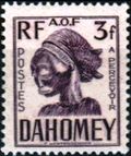 Dahomey 1941 Postage Due Stamps - Carved Mask j.jpg