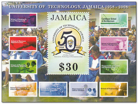 Jamaica 2008 50th Anniversary of the University of Technology ms.jpg