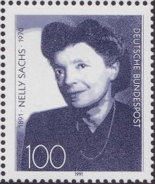 Germany-Unified 1991 Birth Centenary of Nelly Sachs a.jpg