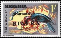 Biafra 1968 Nigeria Stamps optd SOVEREIGN BIAFRA g.jpg