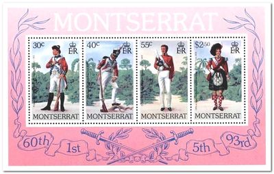 Montserrat 1979 Military Uniforms ms.jpg