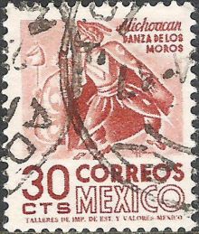 Mexico 1950 -1952 Definitives 30c.jpg