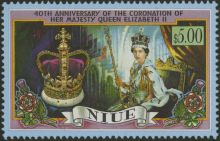 Niue 1993 Queen Elizabeth II, 40th Anniv. of Coronation a.jpg