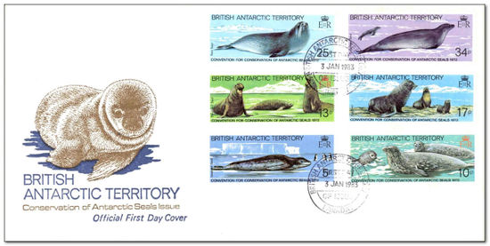 British Antarctic Territory 1983 Seal Conservation Anniversary fdc.jpg