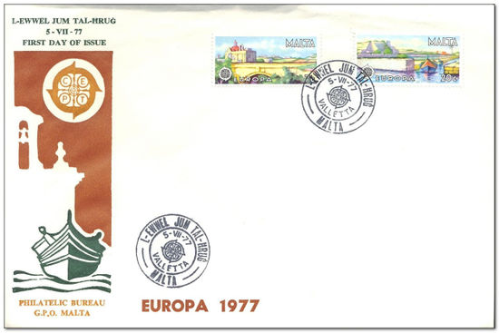 Malta 1977 Europa 1fdc.jpg