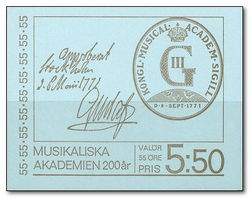 Sweden 1971 Swedish Royal Acadeny of Music Bicentenary bk.jpg