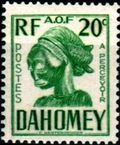 Dahomey 1941 Postage Due Stamps - Carved Mask d.jpg