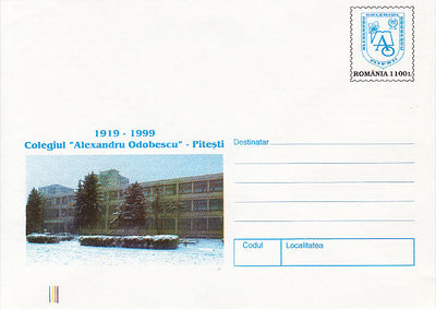 Romania PS 1999 80 Years High School "Alexandru Odobescu" - Pitești cover.jpg