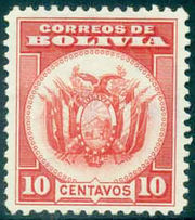 Bolivia 1933 Definitives - Coat of Arms 10c.jpg