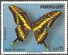 Paraguay 1973 South American Butterflies 0,075G.jpg