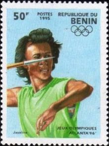 Benin 1995 Olympic Games - Atlanta, USA 50F.jpg