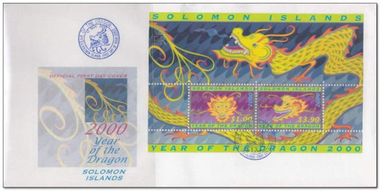 Solomon Islands 2000 Chinese Year of the Dragon fdc.jpg