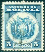 Bolivia 1933 Definitives - Coat of Arms 5c.jpg