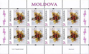 Moldova 2010 Paintings - Flowers sh c.jpg