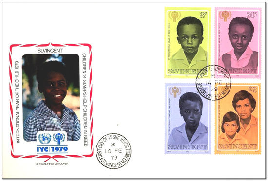 St Vincent 1979 Year of the Child fdc.jpg