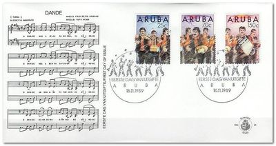 Aruba 1989 New Year - Dande Musicians fdc.jpg