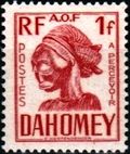 Dahomey 1941 Postage Due Stamps - Carved Mask h.jpg