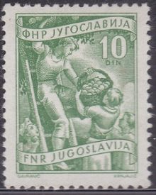 Yugoslavia 1953-1955 Definitives - Local Economy 10d.jpg
