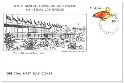 Malawi 1975 10th Africa, Caribbean and Pacific Ministerial Conference FDC.jpg
