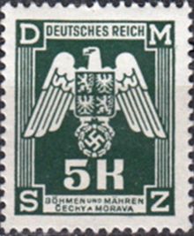 Bohemia and Moravia 1943 Official Stamps 5k.jpg
