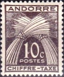 Andorra - French 1943 - Postage Due Stamps 10c.jpg