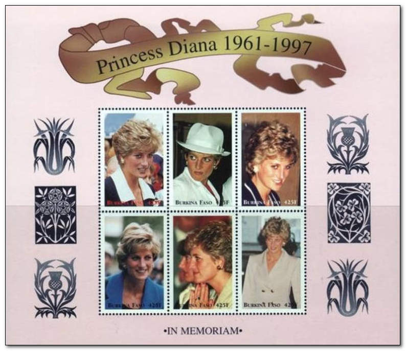 Burkina Faso 1998 First Anniversary of Princess Diana's Death a.jpg
