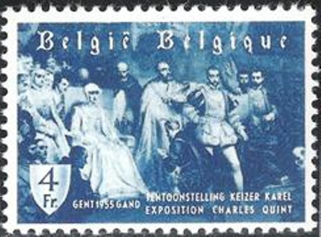 Belgium 1955 Emperor Charles V Exhibition - Ghent c.jpg