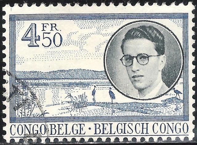 Belgian Congo 1955 Definitives - King Baudouin of Belgium 4F50A.jpg
