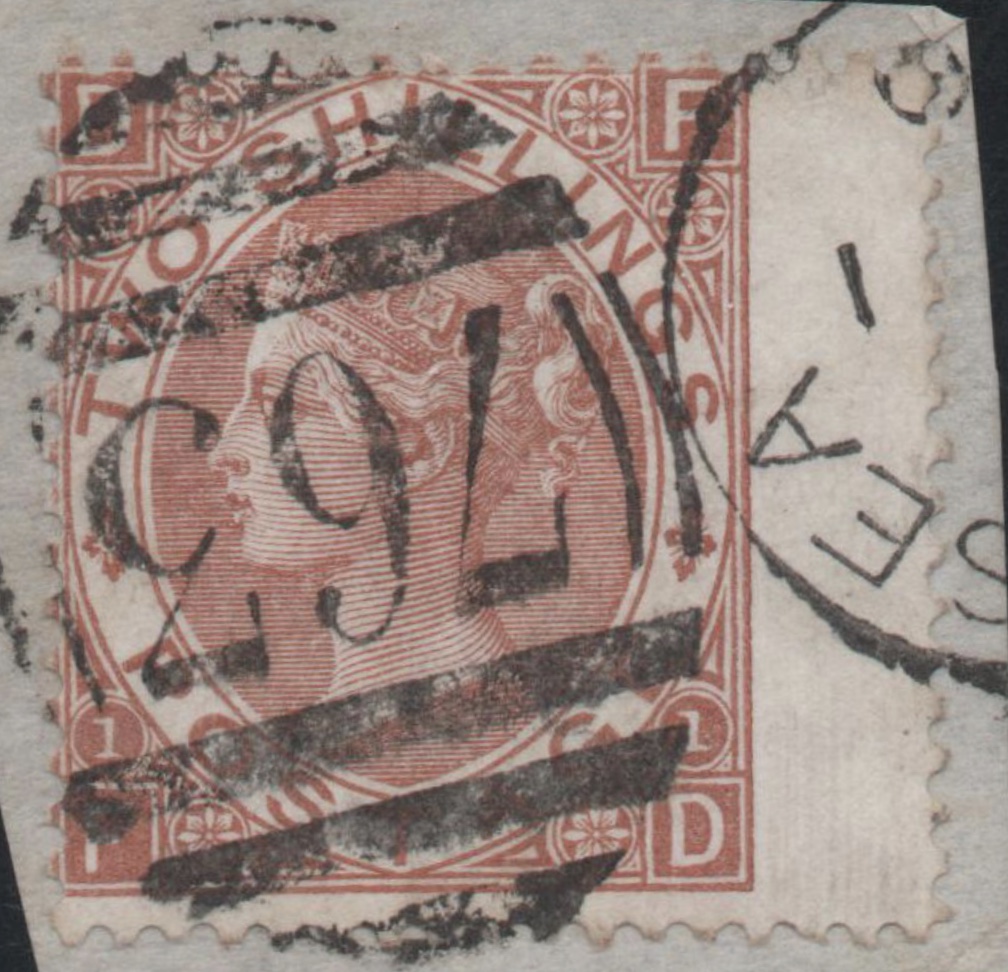GB 1880 Two Shilling Brown Plate 1 by Lettering FD .jpg