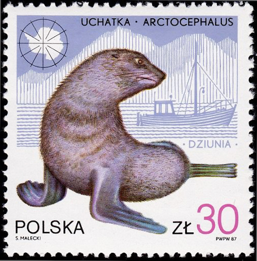 Poland 1987 The 10th Anniversary of the Polish Arctic Research Base "Henryk Arctowski" 30zl.jpg