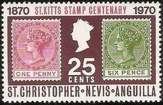 St Christopher, Nevis, Anguilla 1970 Stamp Centenary c.jpg