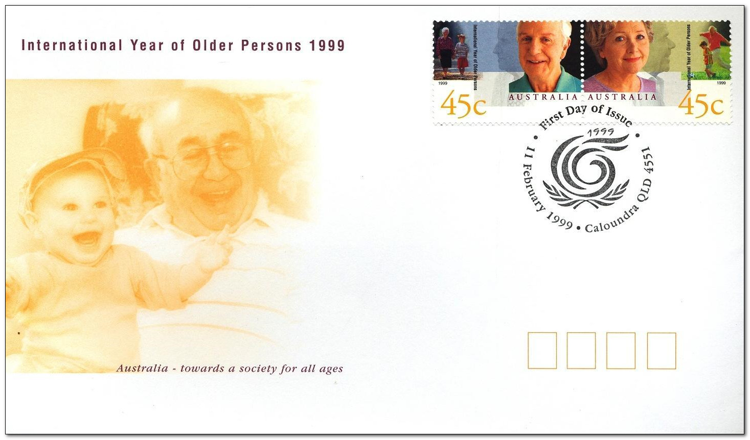 Australia 1999 International Year of the Older Person fdc.jpg