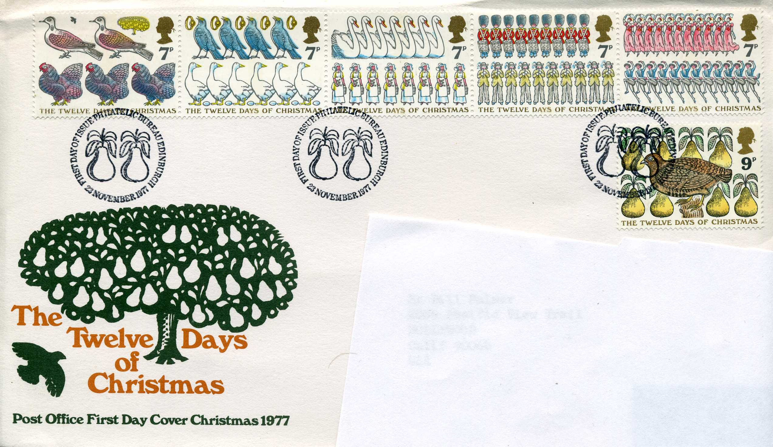First Day Cover (Post Office) FDI Edinburgh cancel