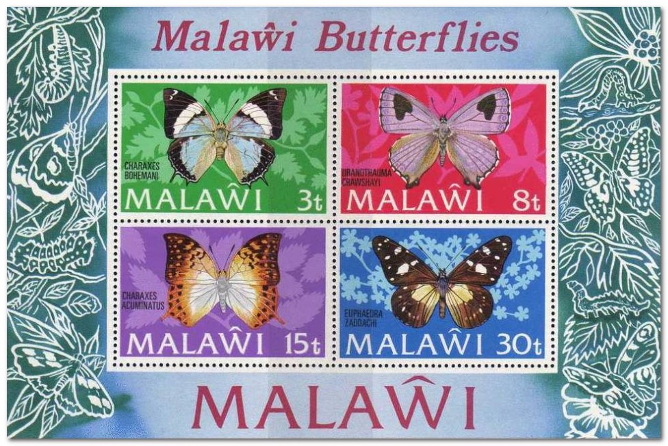 Malawi 1973 Butterflies ms.jpg