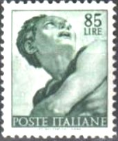 Italy 1961 Definitives - Works of Michelangelo 85L.jpg